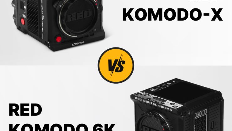 Komodo X vs Komodo: comparativa de cámaras para producciones cinematográficas